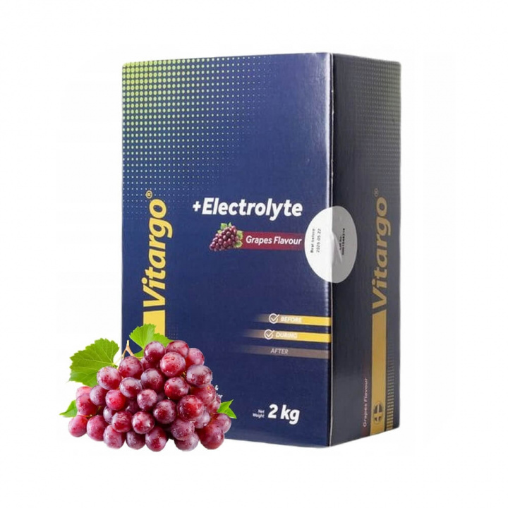 Vitargo Electrolyte, 2 kg (Grape) ryhmässä Ravintolisät & Elintarvikkeet / Kivennäisaineet / Elektrolyytit @ Tillskottsbolaget (VITARGO463-2)